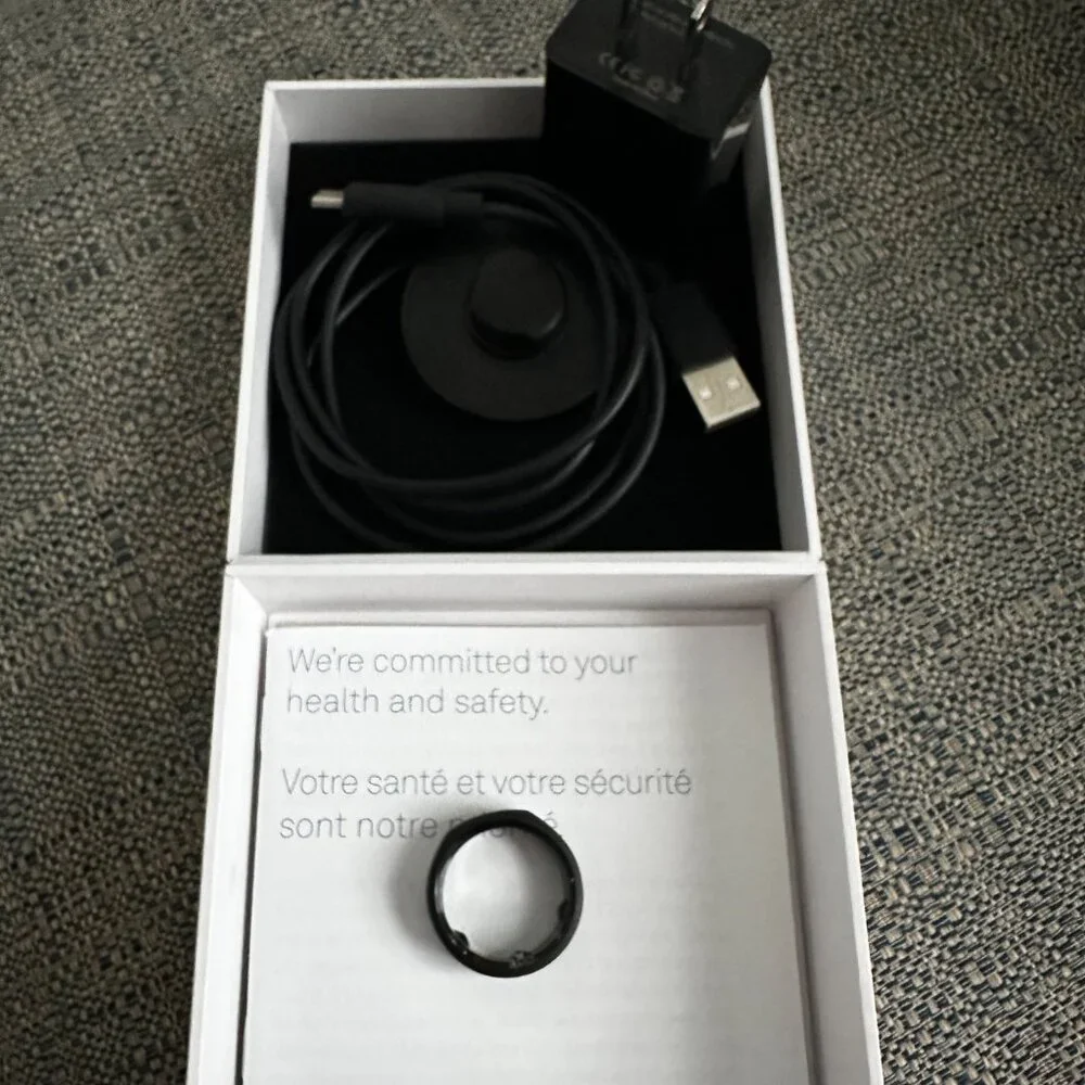 Oura Ring Gen3 – Heritage Stealth – Size 12 – $350 Retail – Worn Twice